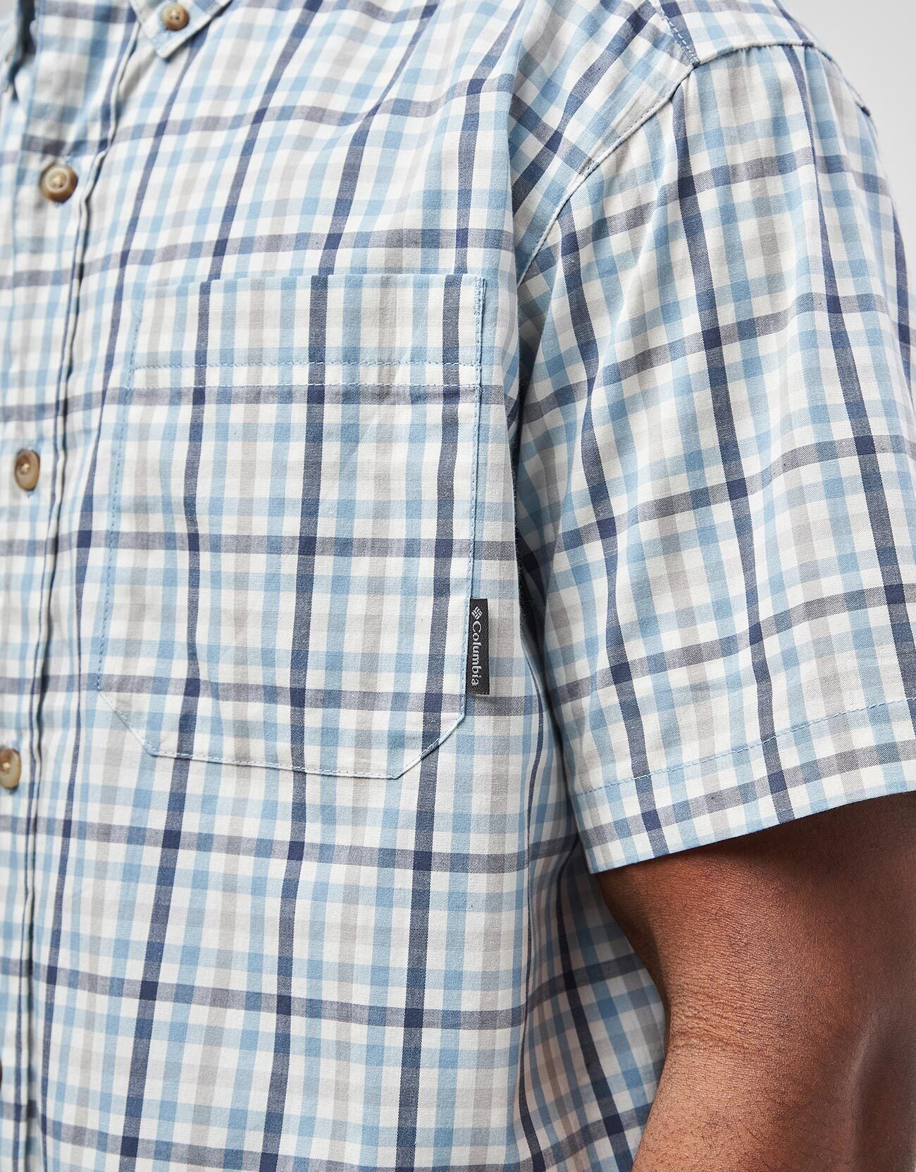 Columbia Rapid Rivers™ II S/S Shirt - Ripple Blue/Multi Gingham - Image 4