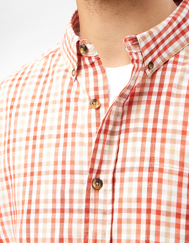 Columbia Rapid Rivers™ II S/S Shirt - Tuscan/Multi Gingham - Image 3
