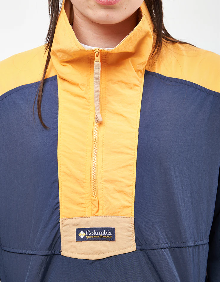 Columbia Riptide™ II Retro Windbreaker Anorak - Nocturnal/Summer Orange - Image 11