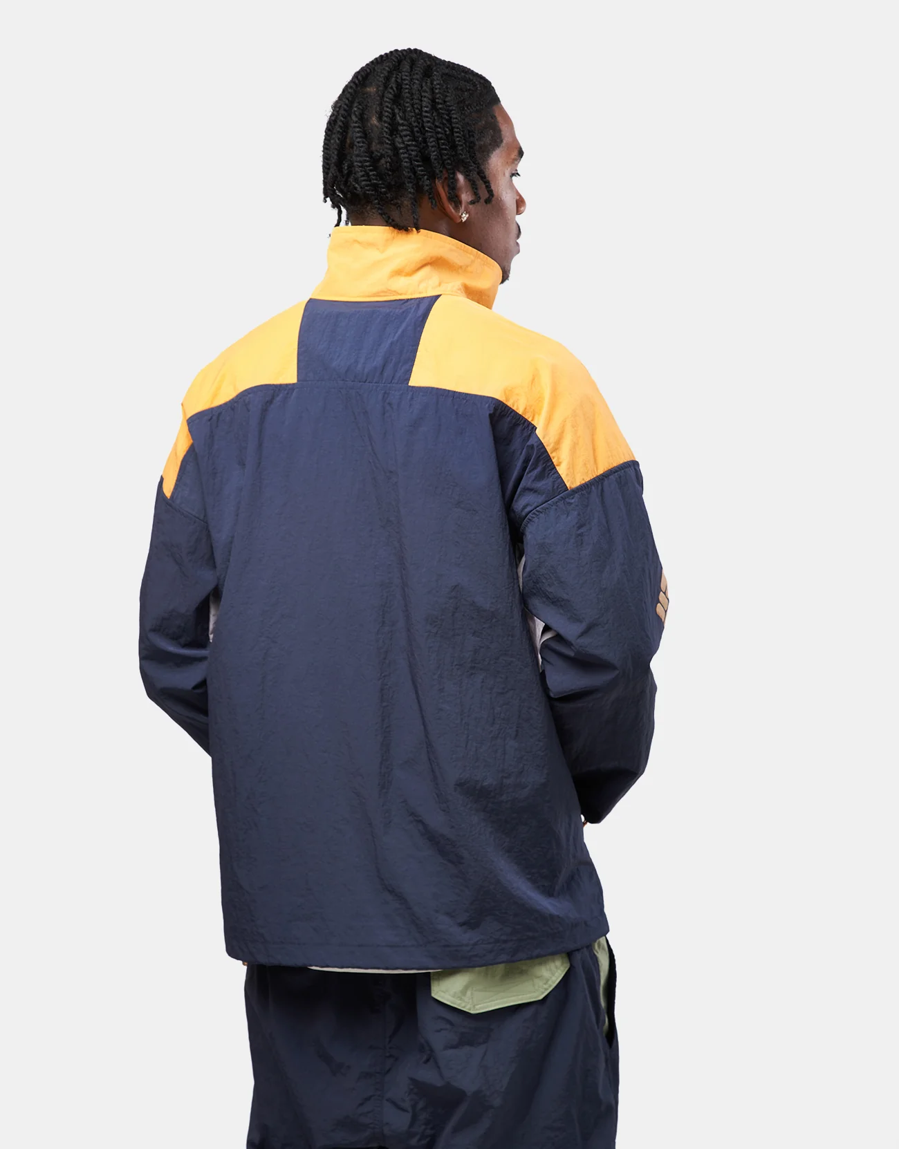 Columbia Riptide™ II Retro Windbreaker Anorak - Nocturnal/Summer Orange - Image 2