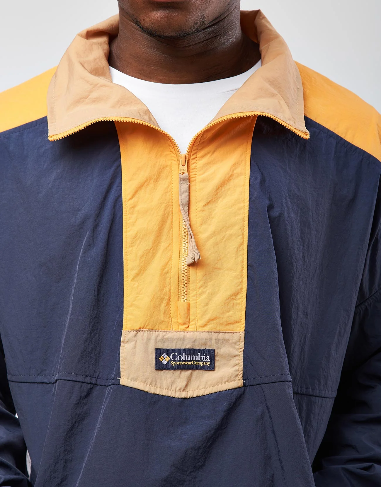 Columbia Riptide™ II Retro Windbreaker Anorak - Nocturnal/Summer Orange - Image 6