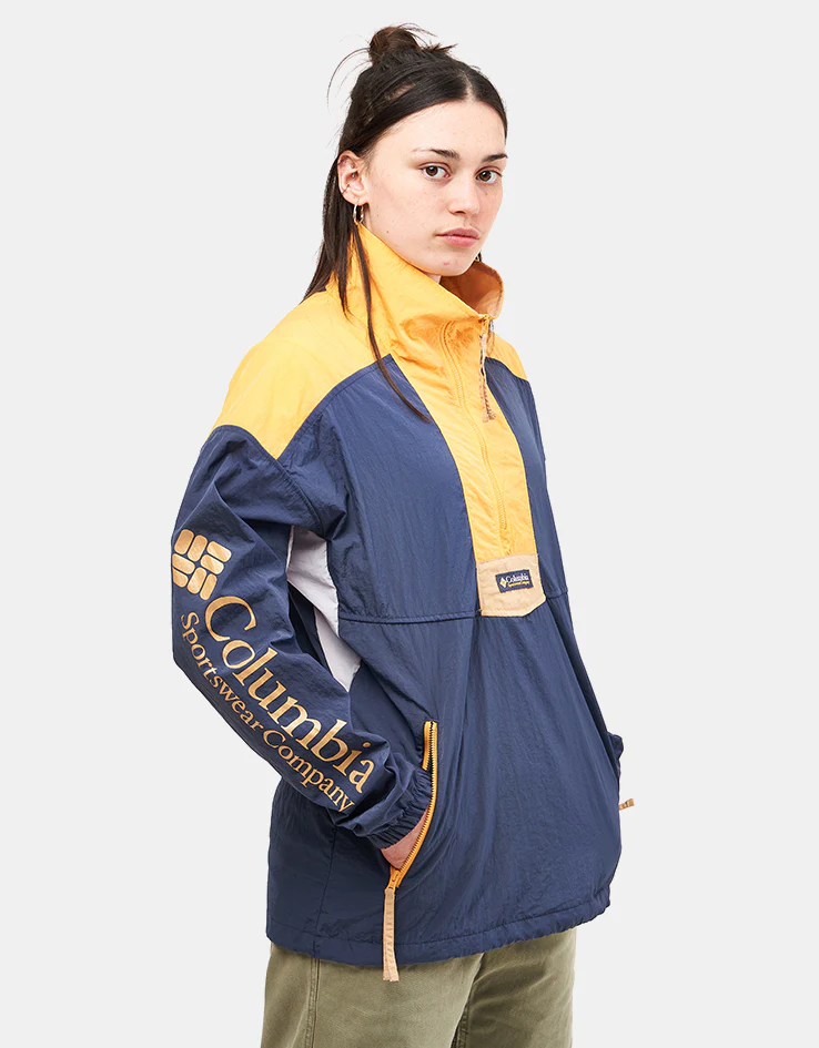 Columbia Riptide™ II Retro Windbreaker Anorak - Nocturnal/Summer Orange - Image 9