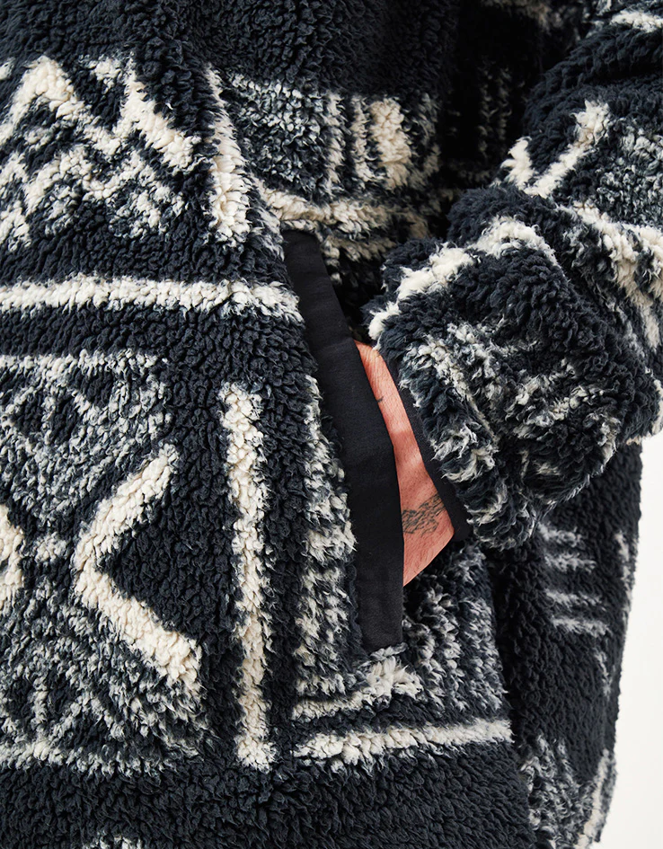 Columbia Rugged Ridge™ High Pile Half Zip Fleece - Black Deschutes Day - Image 4