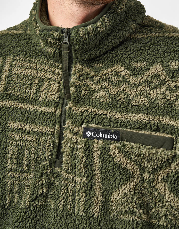 Columbia Rugged Ridge™ High Pile Half Zip Fleece - Greenscape Deschutes Days - Image 3