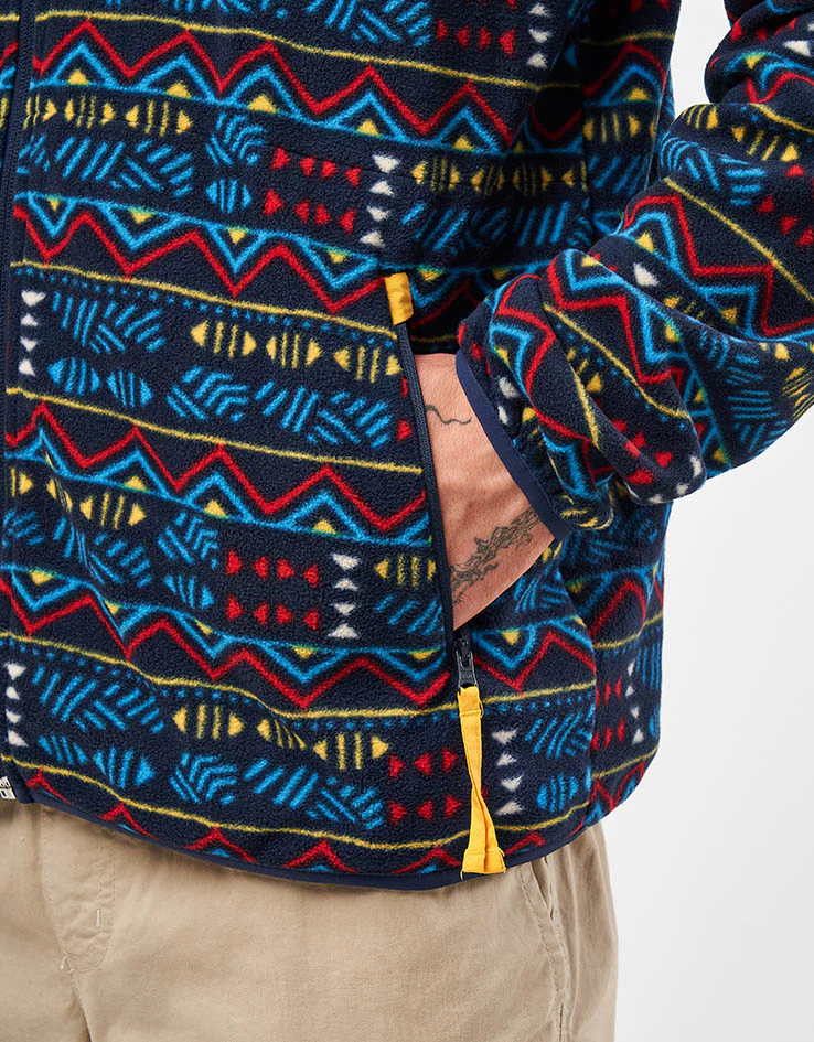 Columbia Sequoia Grove™ Printed Full Zip Fleece - Collegiate Navy Horizons - Image 4
