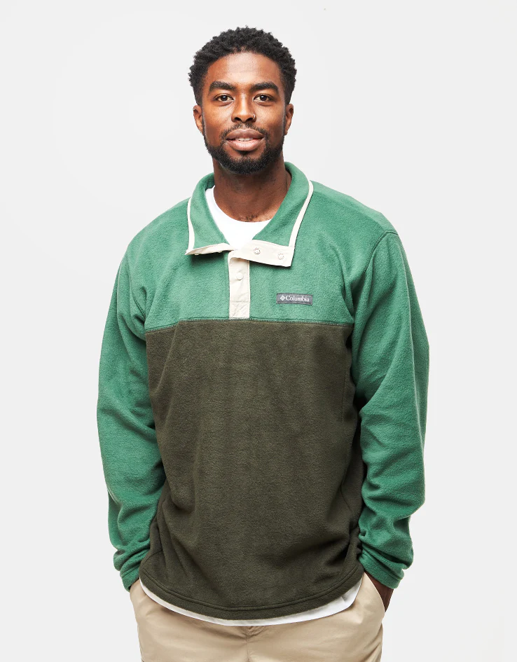 Columbia Steens Mountain™ Half Snap II Fleece - Greenscape/Rain Forest - Image 2