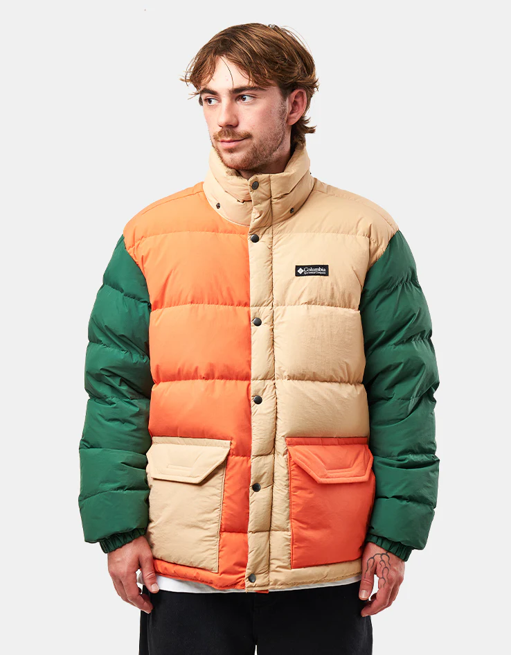 Columbia Wallowa™ Down Hooded Jacket - Canoe/Zing/Rain Forest/Black - Image 4