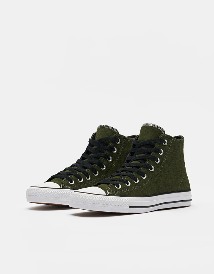 Converse Chuck Taylor All Star Pro Hi Suede Skate Shoes - Good Natured - Image 3