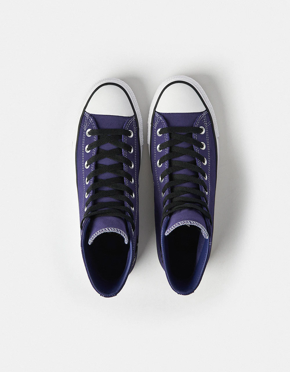 Converse Chuck Taylor All Star Pro Suede High Skate Shoes - Fresh Blueberry/Black/White - Image 2