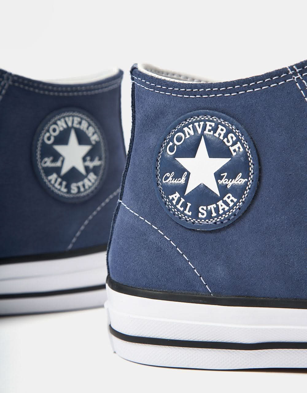 Converse Chuck Taylor All Star Pro Suede Skate Shoes - Dark Waters/White/Black - Image 4