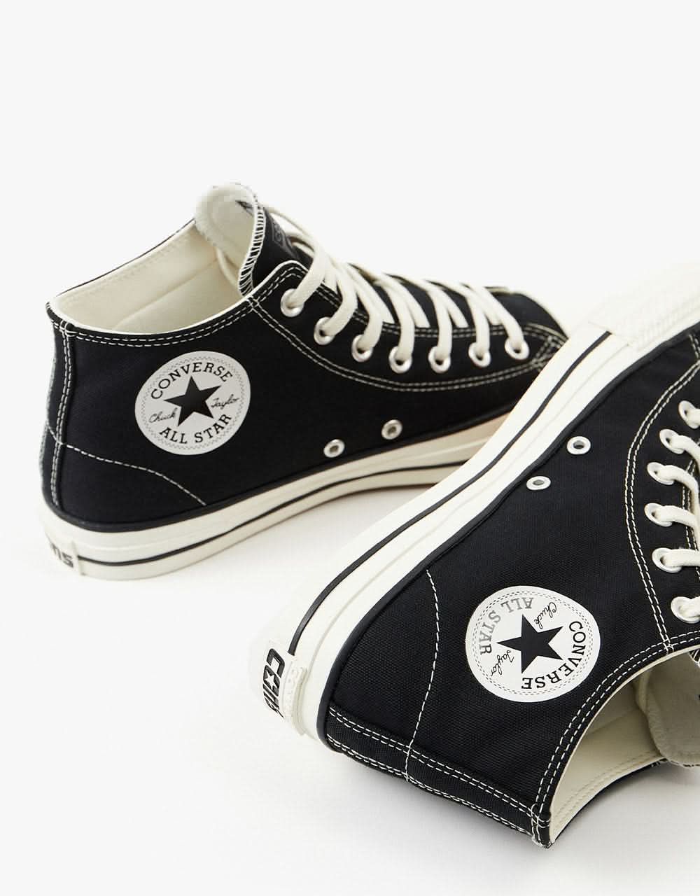 Converse CTAS Pro Cut Off Mid Skate Shoes - Black/Black/Egret - Image 7