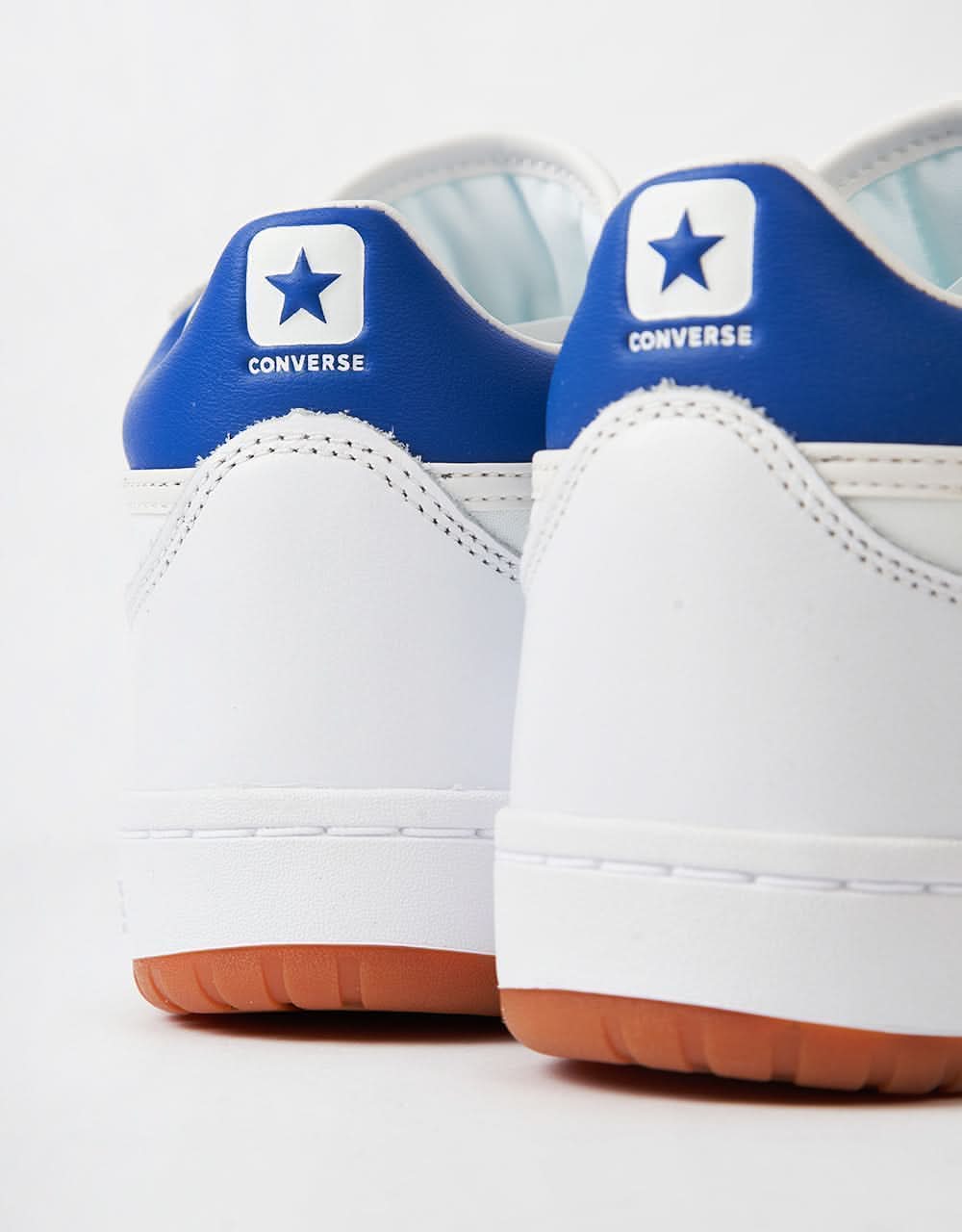 Converse Fastbreak Pro Skate Shoes - White/Blue/White - Image 7