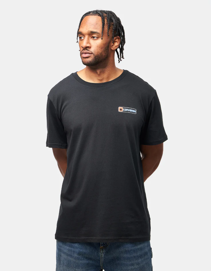 Converse Logo T-Shirt - Converse Black - Image 2