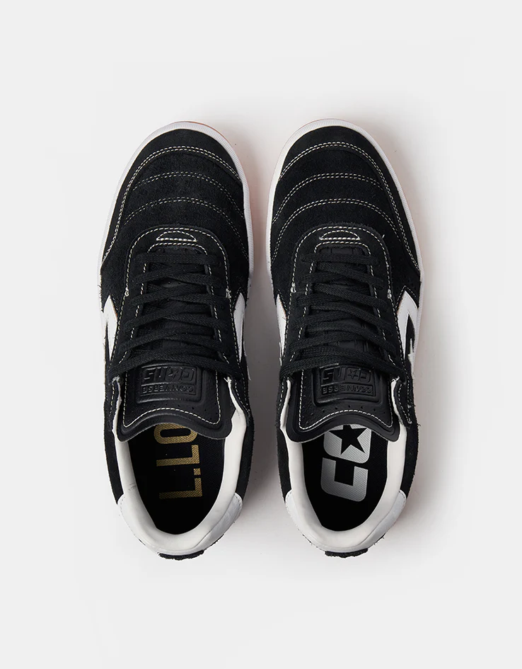 Converse Louie Lopez Pro 2 Skate Shoes - Black/White/Black - Image 2