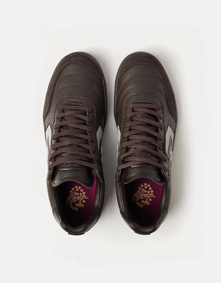 Converse Louie Lopez Pro 2 Skate Shoes - Coffee Nut/Coffee Nut/Sporty Berry - Image 3