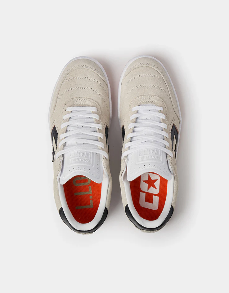 Converse Louie Lopez Pro 2 Skate Shoes - Egret/White/Orange - Image 2
