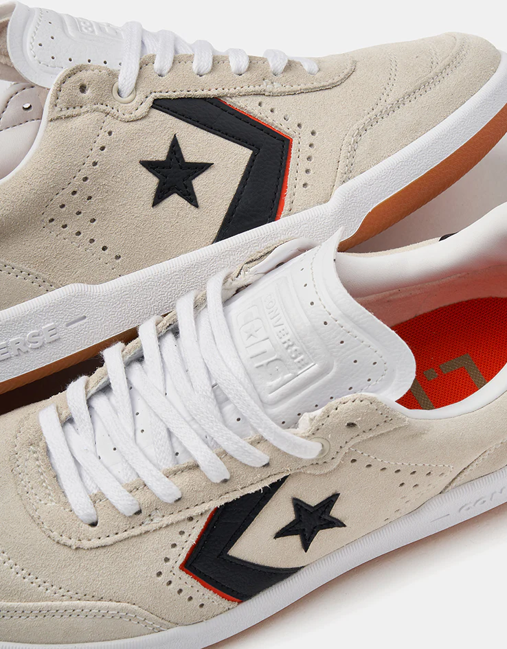 Converse Louie Lopez Pro 2 Skate Shoes - Egret/White/Orange - Image 6