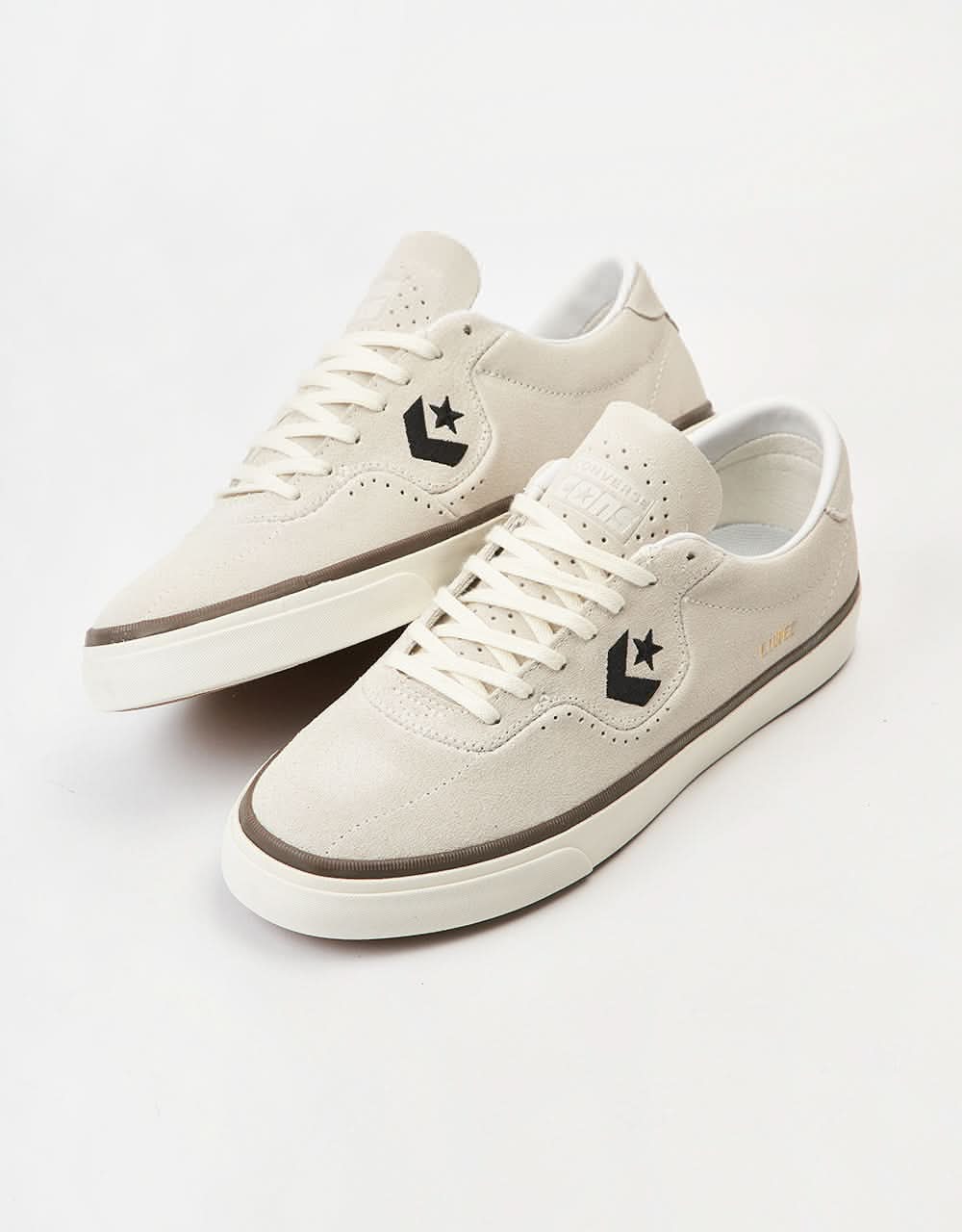 Converse Louie Lopez Pro Skate Shoes - Egret/Black/Egret - Image 2