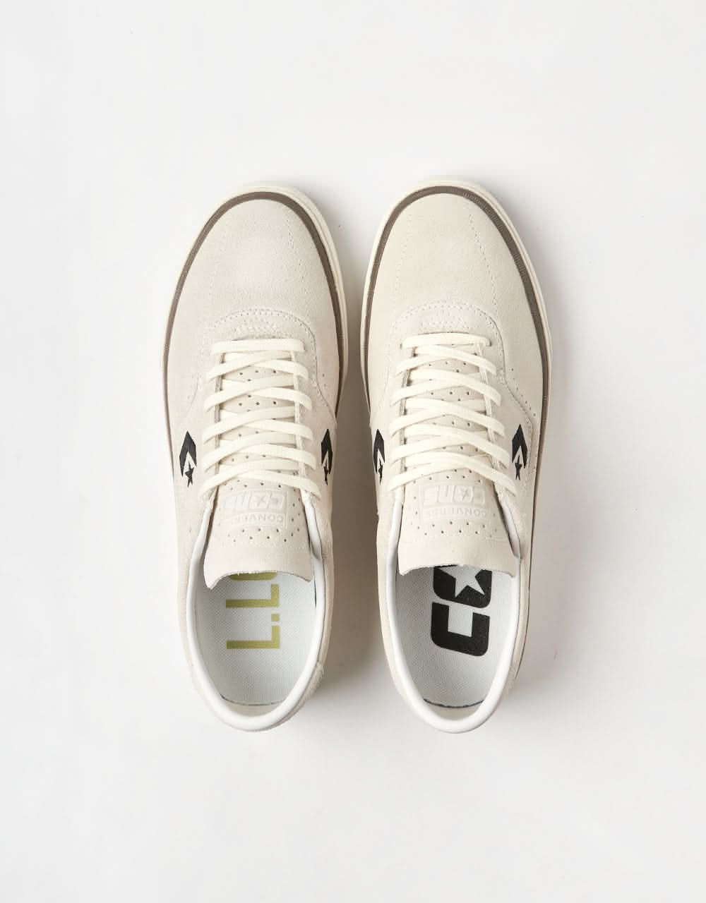 Converse Louie Lopez Pro Skate Shoes - Egret/Black/Egret - Image 6