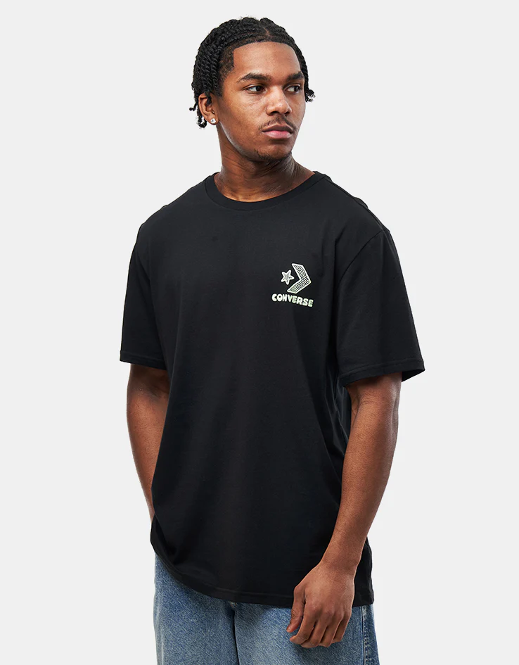 Converse Nature Center T-Shirt - Converse Black - Image 3