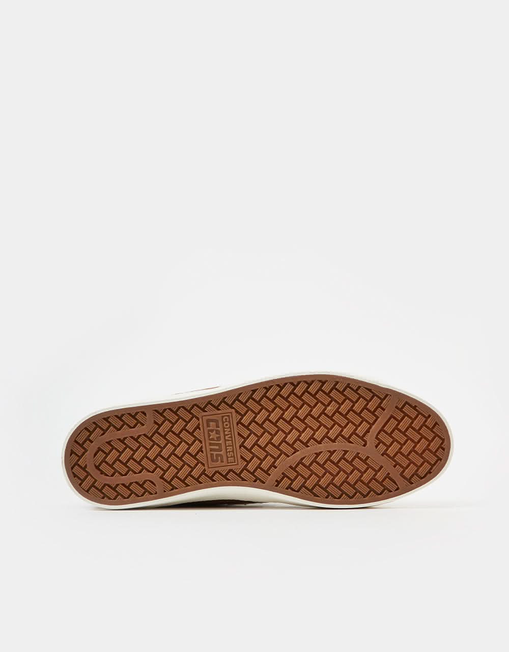 Converse PL Vulc Pro Skate Shoes - Dark Whiskey/Egret/Egret - Image 2