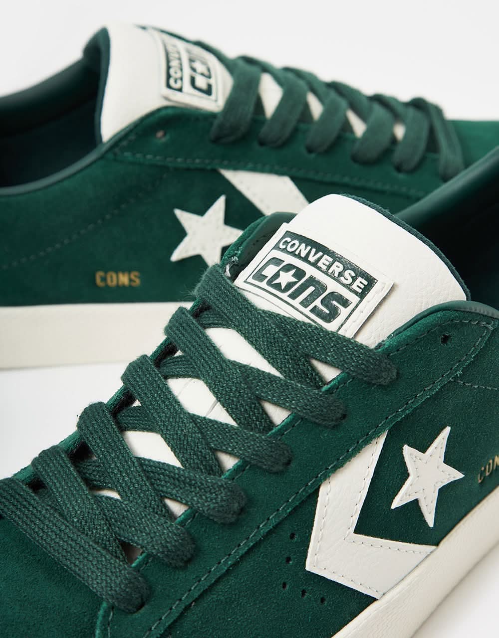 Converse PL Vulc Pro Skate Shoes - Green Envy/Egret/Gum Honey - Image 4