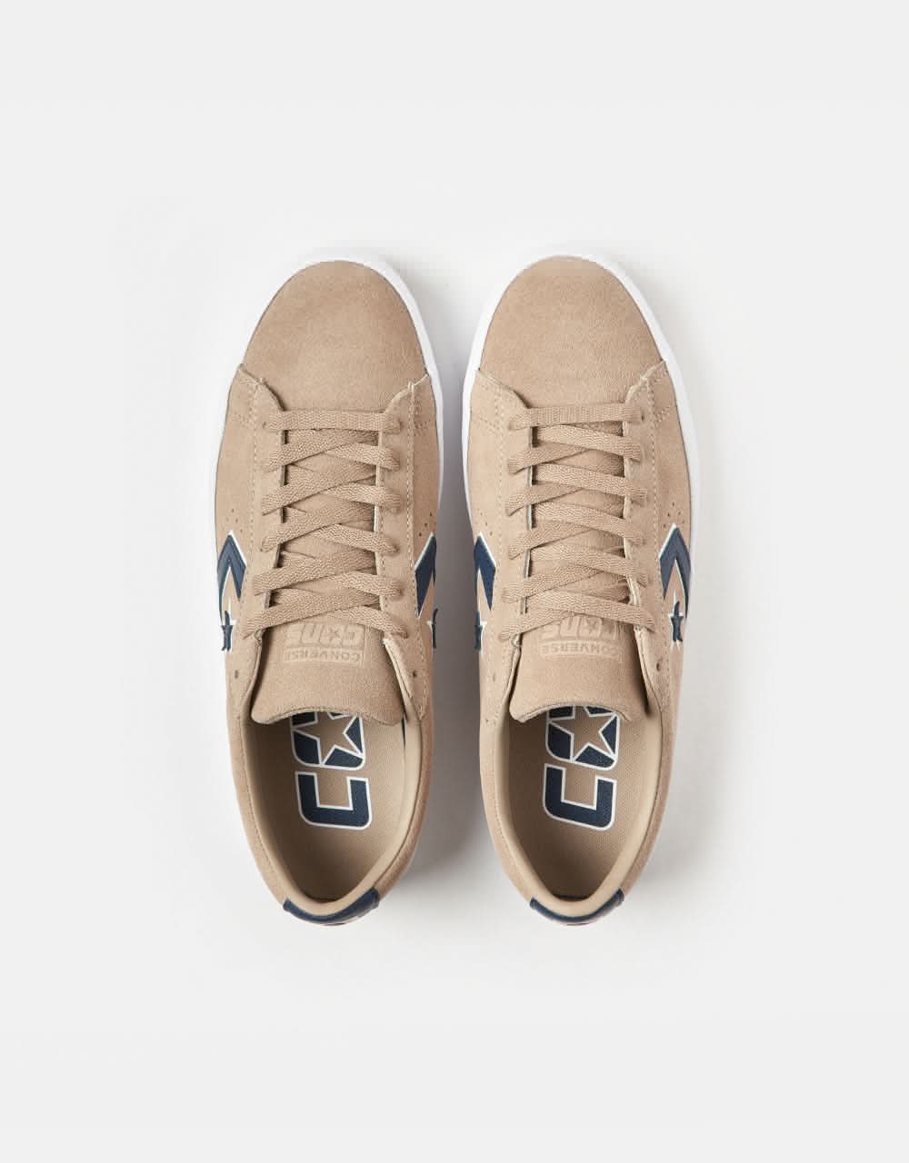 Converse Pro Leather Vulc Skate Shoes - Vintage Cargo/White/Navy - Image 2
