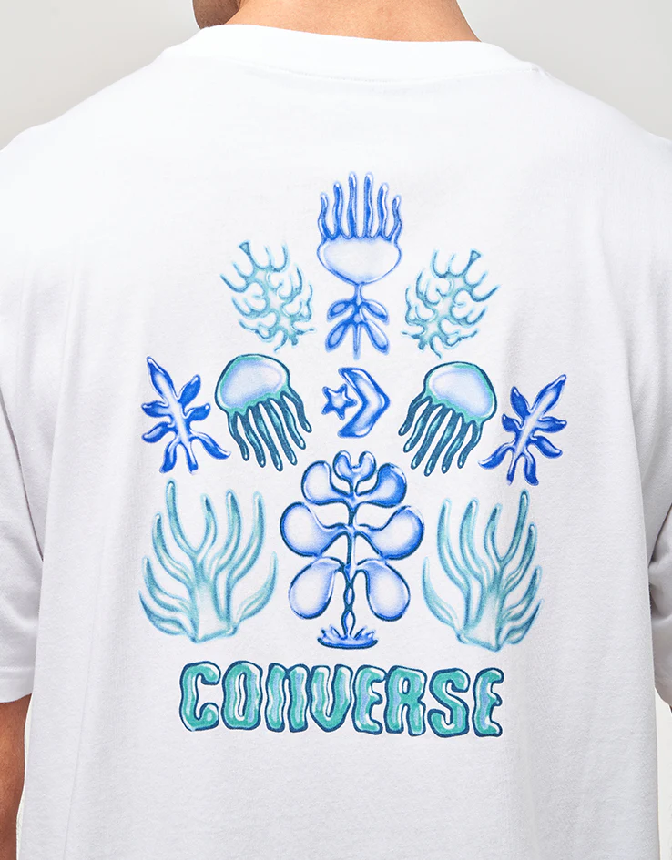 Converse Undersea T-Shirt - White - Image 3