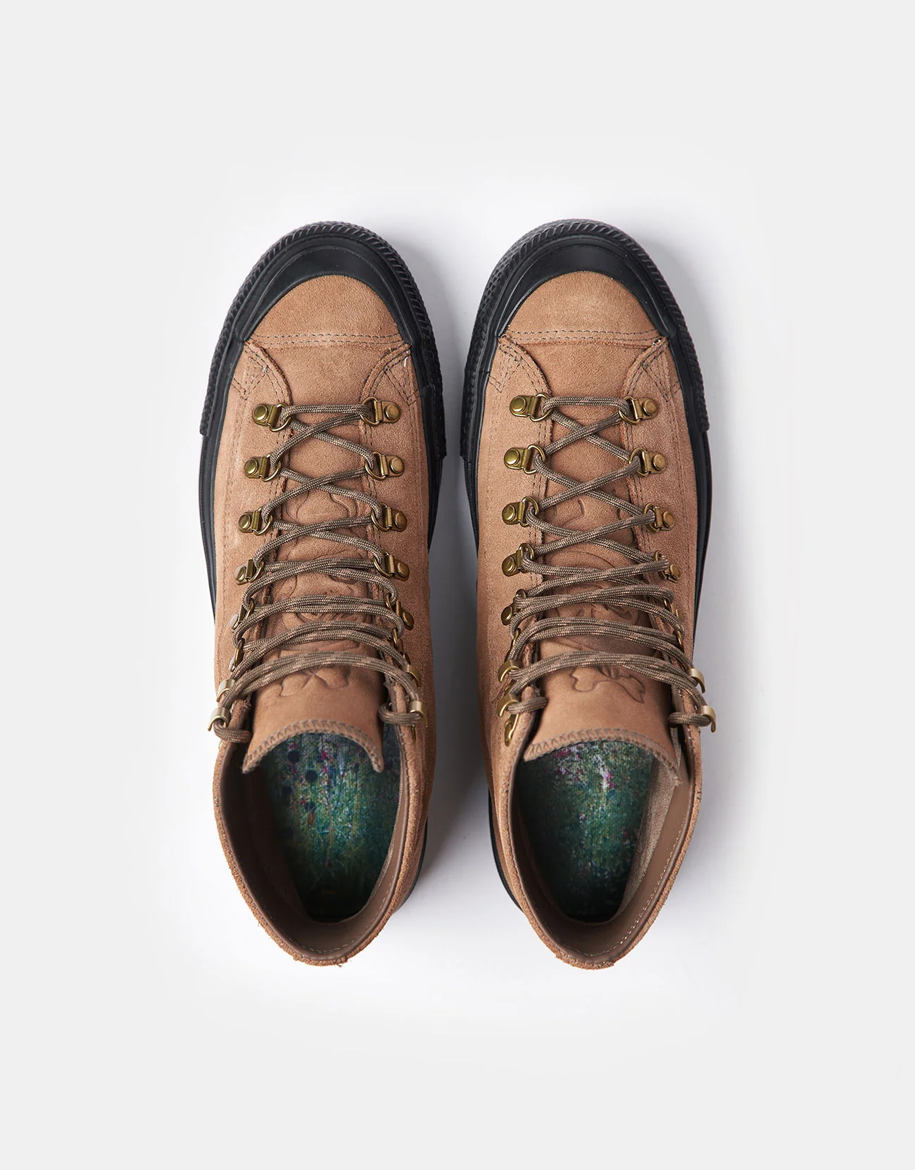 Converse x Roman Gonzalez CTAS Pro Hi Skate Shoes - Mushroom Forage/Black - Image 3