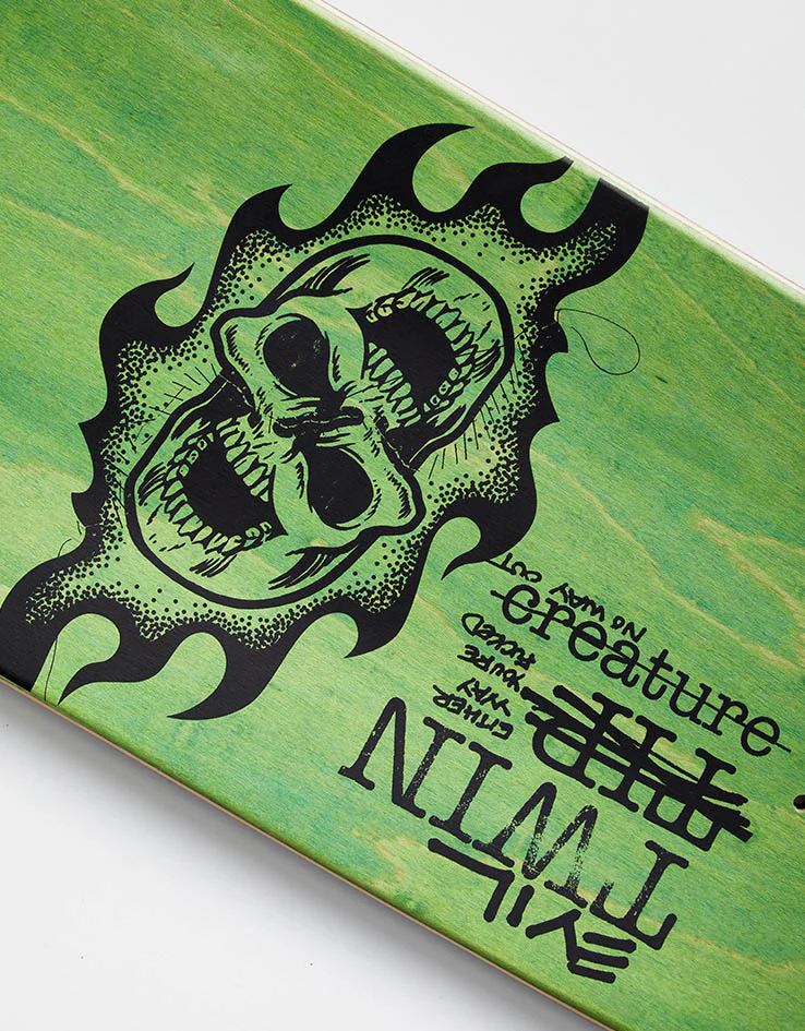 Creature Evil Twins 'TWIN TIP' Skateboard Deck - 8.4" - Image 4