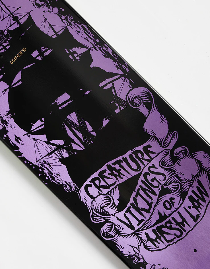 Creature Russell Vikings of the Hesh Law XX Skateboard Deck - 8.75" - Image 5