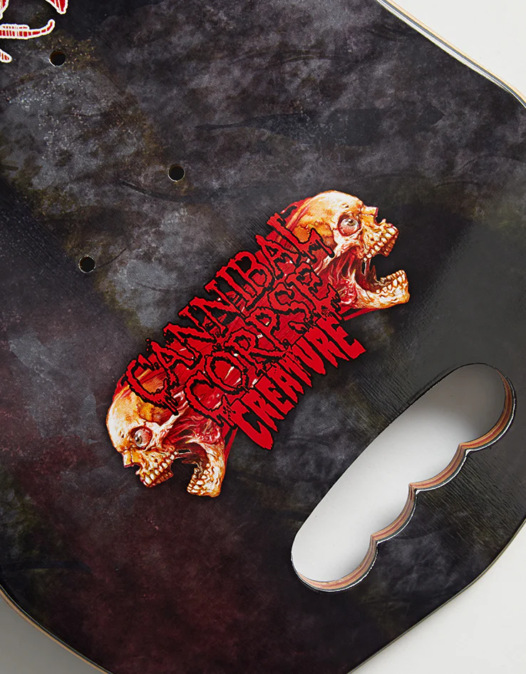 Creature x Cannibal Corpse Butchered at Birth EXPLICIT Skateboard Deck - 10.56" - Image 3