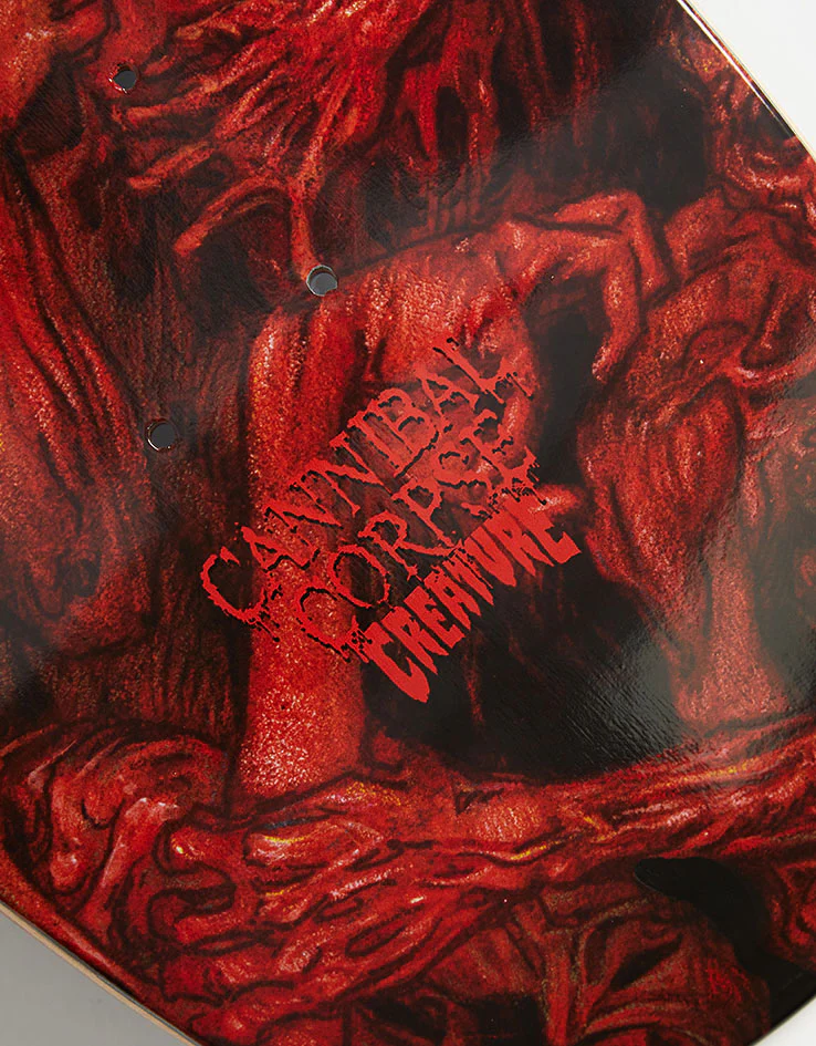 Creature x Cannibal Corpse Chaos Horrific Skateboard Deck - 8.75" - Image 3