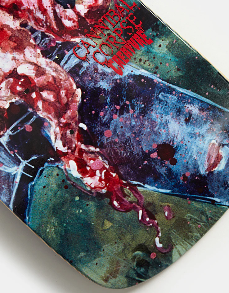 Creature x Cannibal Corpse Eaten Back to Life Skateboard Deck - 9.34" - Image 4