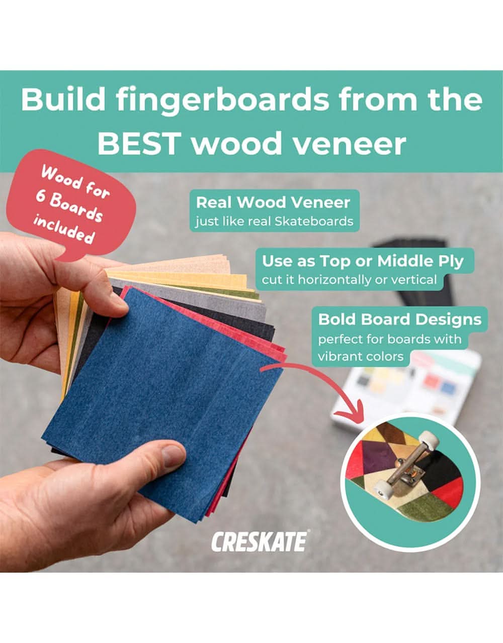 Creskate Coloured Veneer - Multi - Image 3