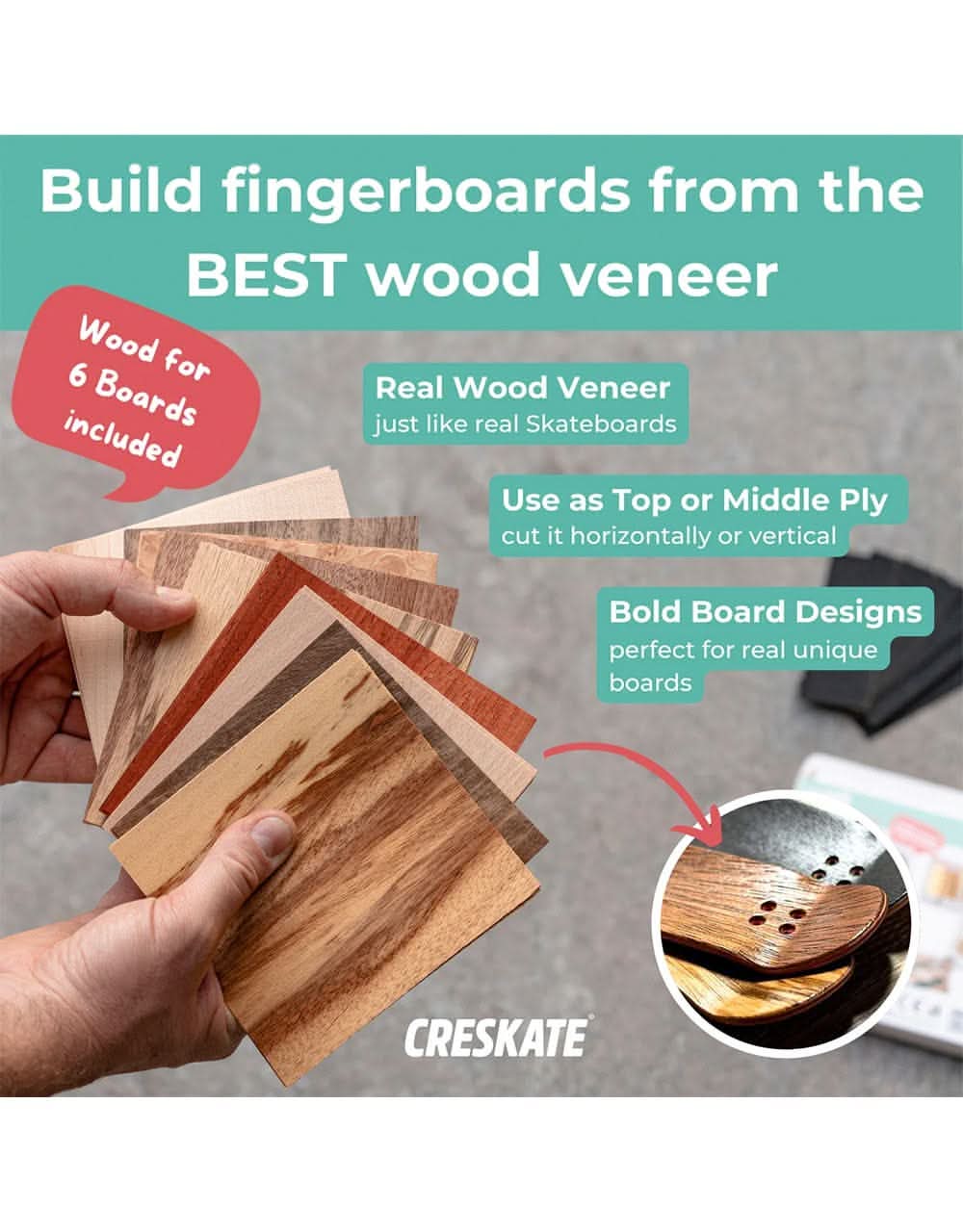 Creskate Special Veneer - Multi - Image 3