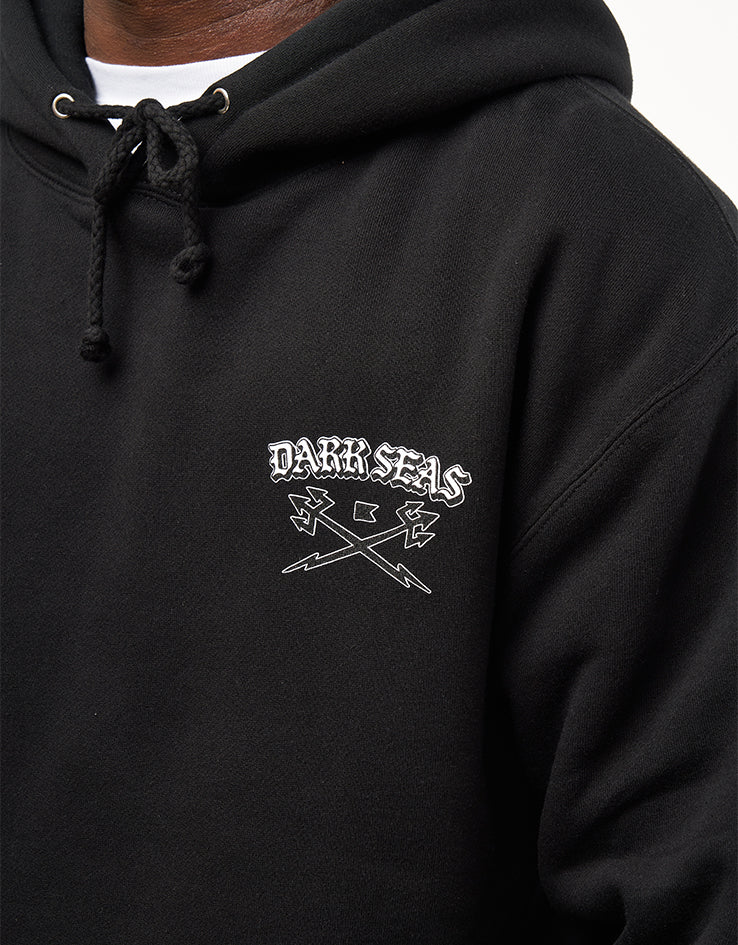 Dark Seas Aqualung Pullover Hoodie - Black - Image 4