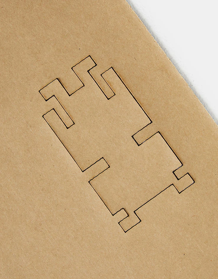 Darkroom Invader 9" Die Cut Grip Tape Sheet - Image 4