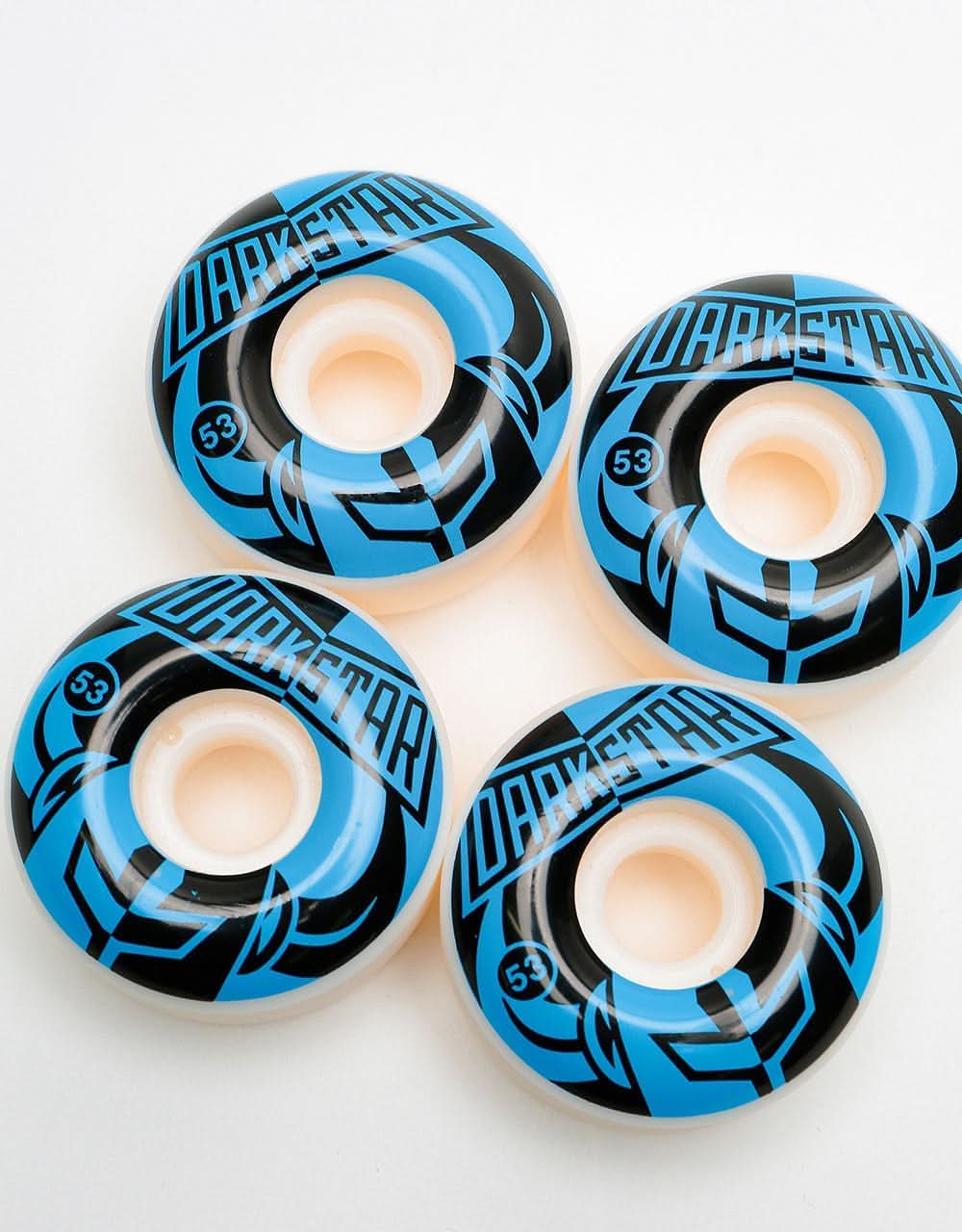 Darkstar Divide Blue 99a Skateboard Wheel - 53mm - Image 2