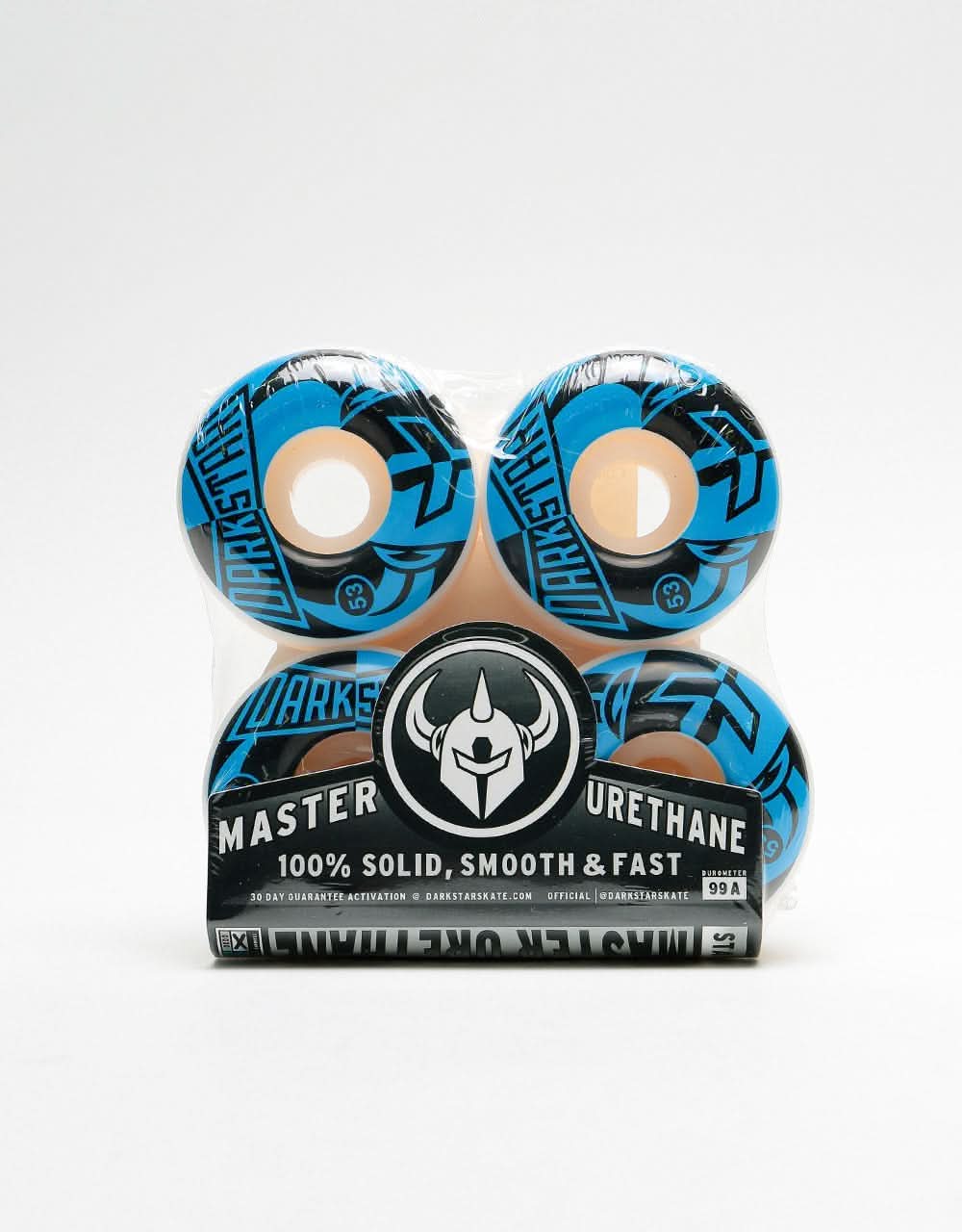 Darkstar Divide Blue 99a Skateboard Wheel - 53mm - Image 3