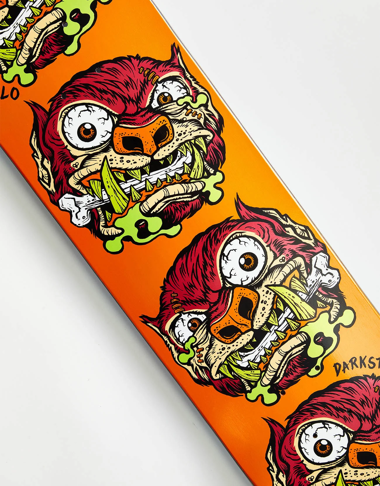 Darkstar x Madballs Manolo Chrome R7 Skateboard Deck - 8" - Image 3