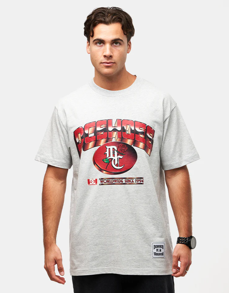 DC Change Up T-Shirt - Light Heather Grey