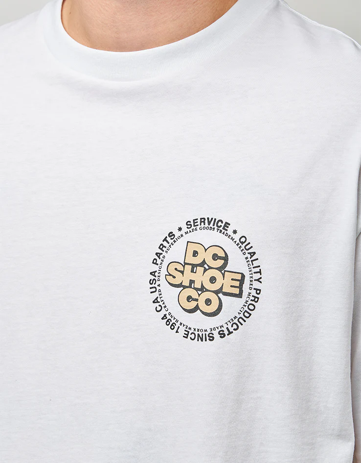 DC Circle T-Shirt - White - Image 4