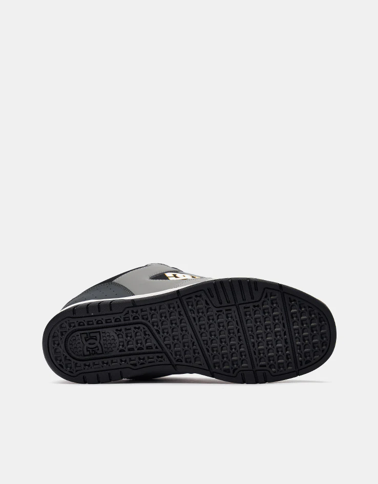 DC Coiler Skate Shoes - Grey/Grey/Black - Image 2