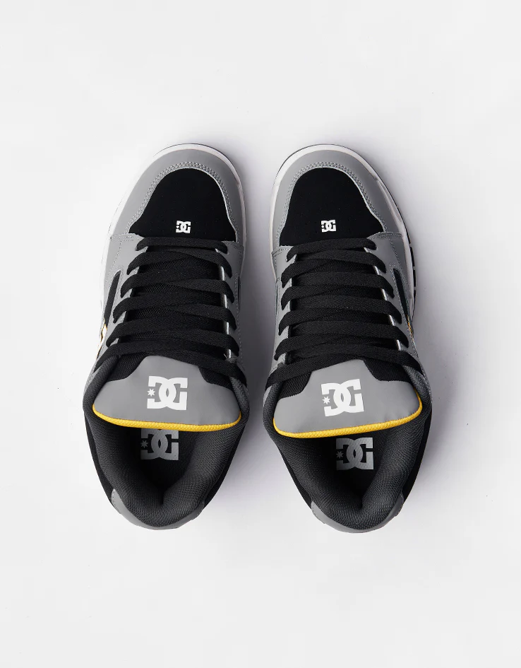 DC Coiler Skate Shoes - Grey/Grey/Black - Image 7