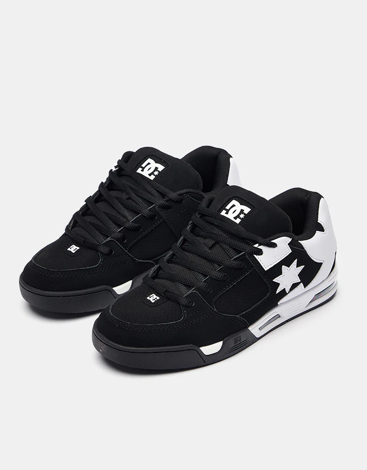 DC Command Skate Shoes - Black/White - Image 3