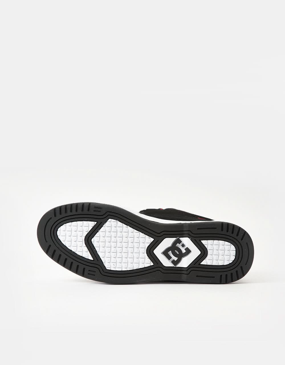 DC Construct Skate Shoes - Black/Hot Coral - Image 3