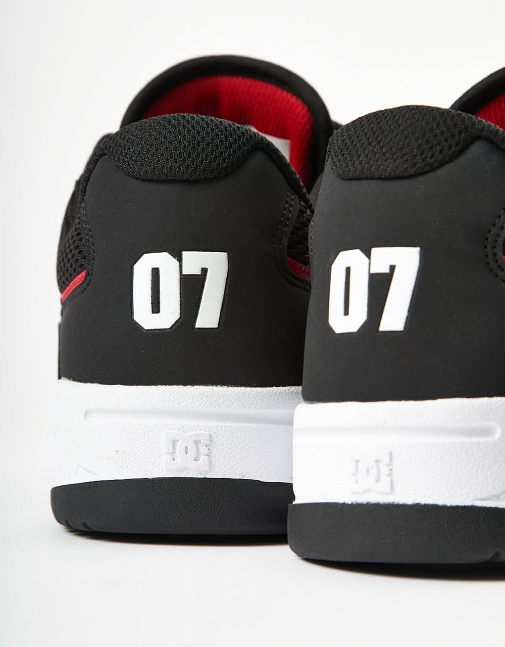 DC Construct Skate Shoes - Black/Hot Coral - Image 8