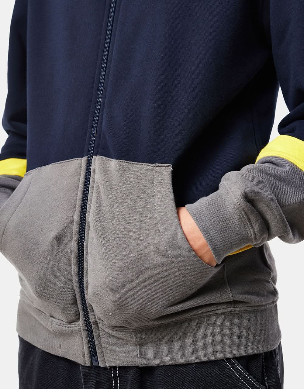 DC Downing Kids Zip Hoodie - Navy Blazer - Image 4