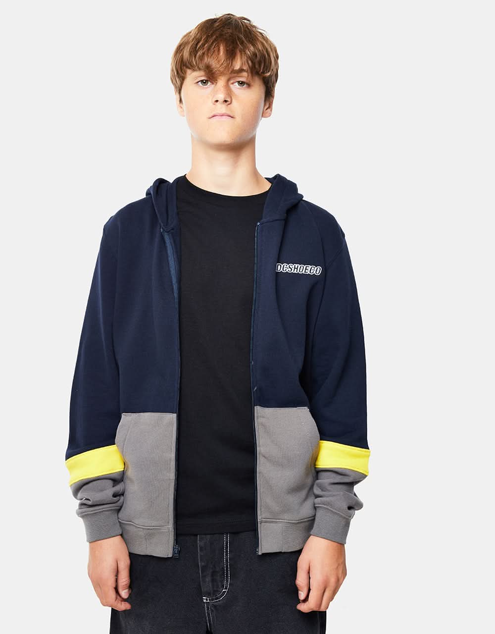 DC Downing Kids Zip Hoodie - Navy Blazer - Image 7